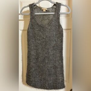 Michael Kors Collection Gray Mohair Knit Tank